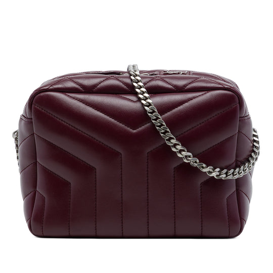 Saint Laurent LouLou Bowling Small Red Calfskin