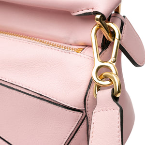 Loewe Puzzle Bag Small Pink Calfskin