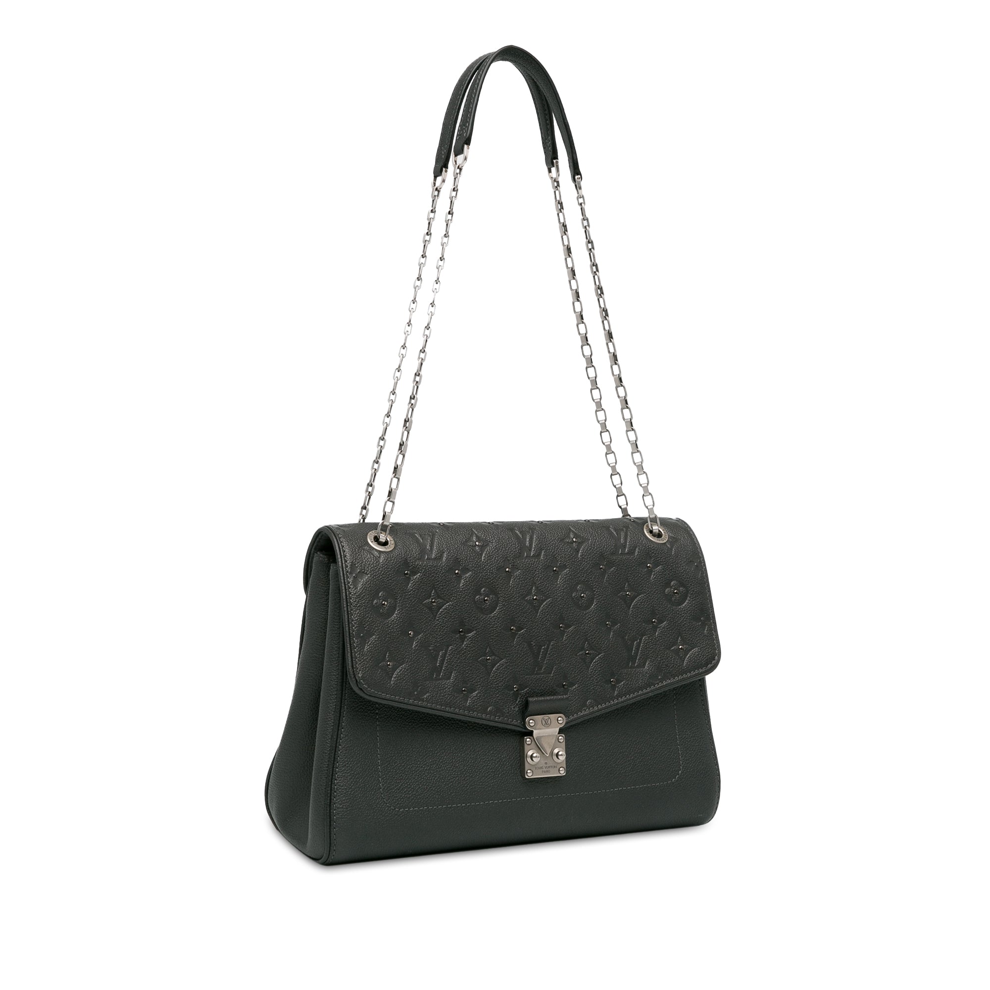 Louis Vuitton Saint Germain MM Black Monogram Empreinte