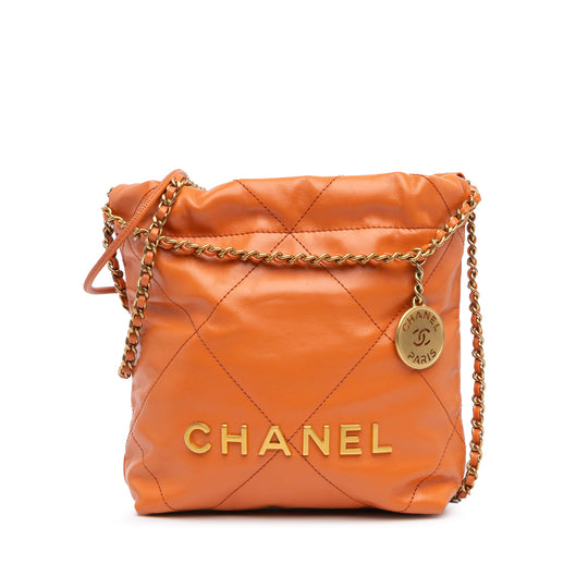Chanel 22 Mini Orange Calfskin