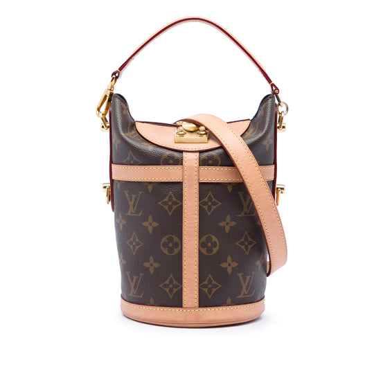 Louis Vuitton Monogram Duffle Bucket Brown Monogram Canvas