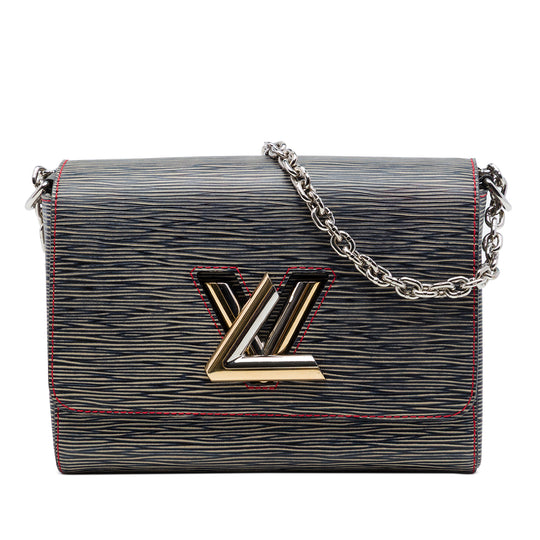 Louis Vuitton Twist MM Blue Epi Leather