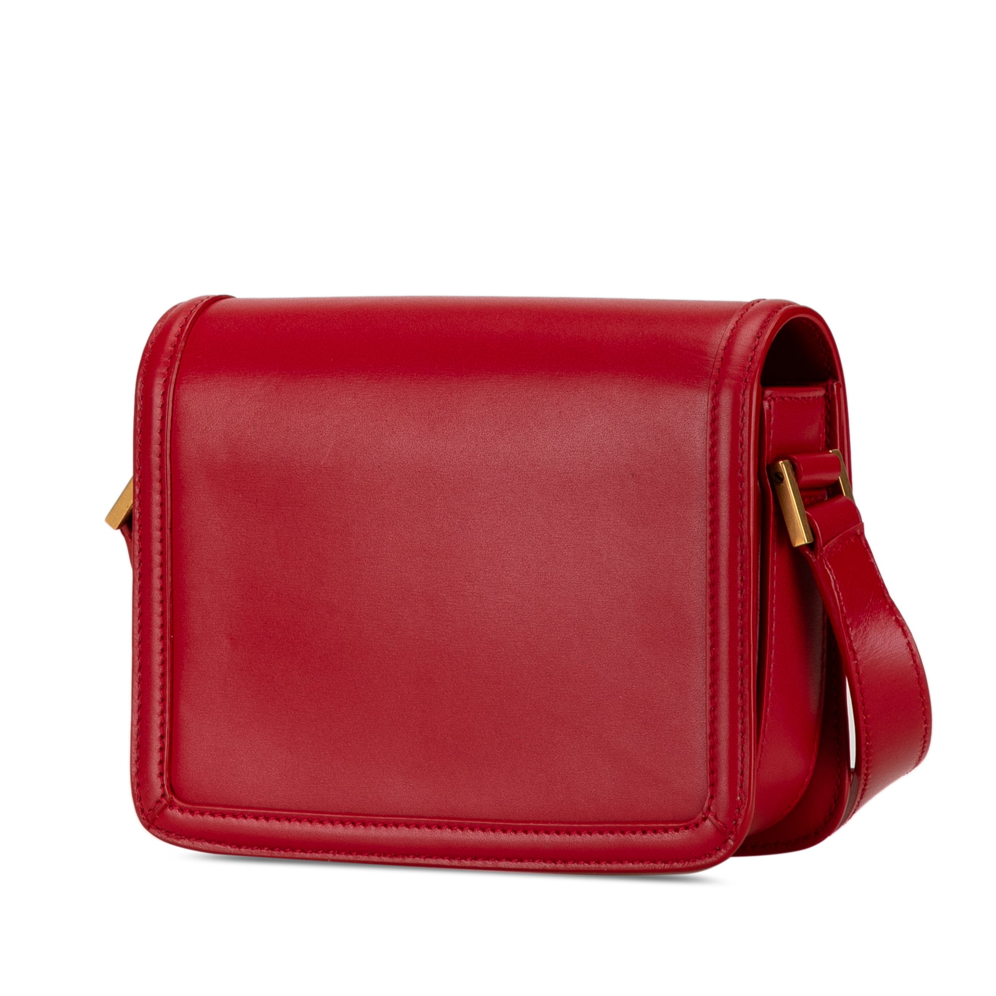 Yves Saint Laurent Solferino Small Red Leather