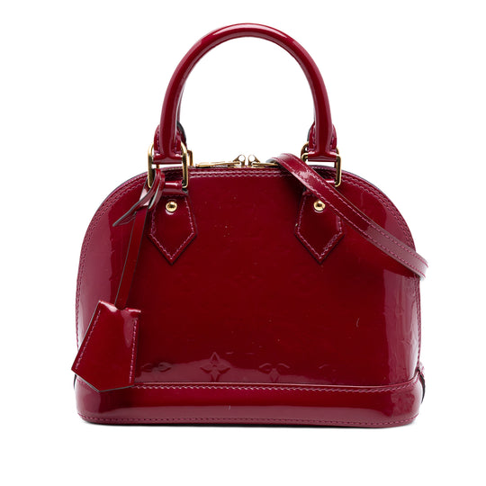Louis Vuitton Alma BB Pink Vernis Leather