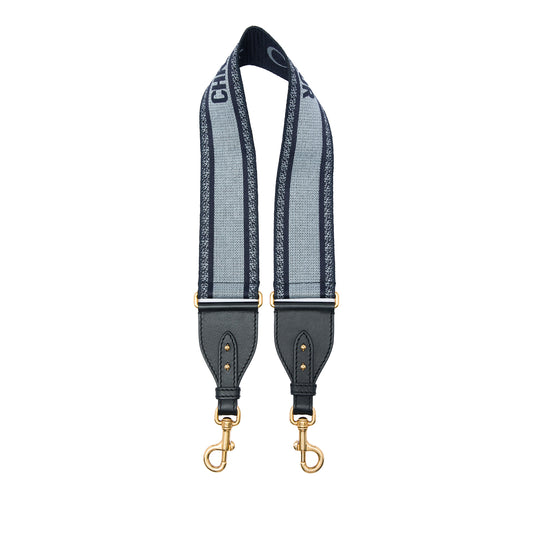 Dior Strap Blue Canvas Gold