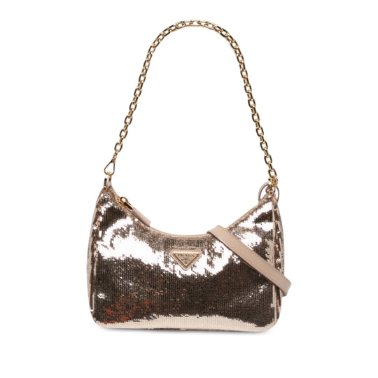 Prada Re-Edition 2005 Gold Nylon