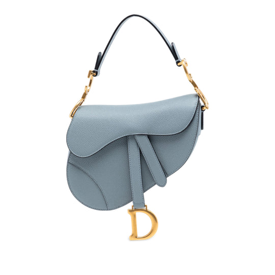 Dior Saddle Blue Calfskin