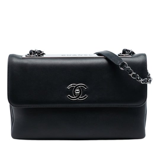 Chanel Trendy CC Flap Medium Black Lambskin