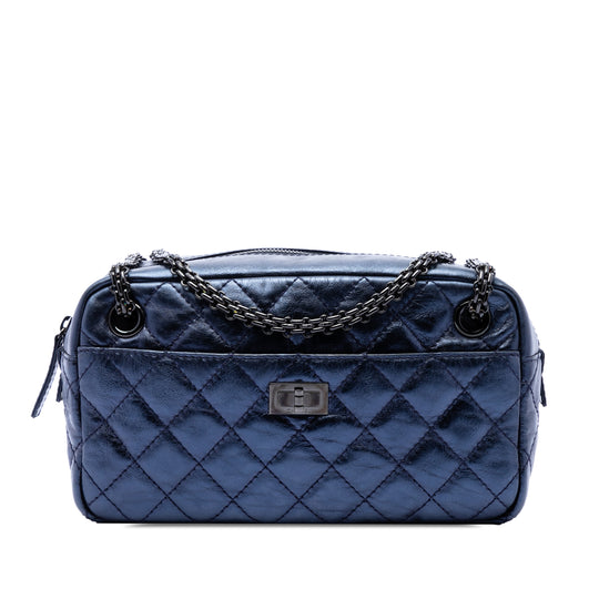 Chanel Reissue Camera Bag Medium Blue Aged Calfskin
