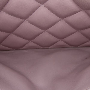 Chanel Classic Double Flap Jumbo Purple Lambskin Gold