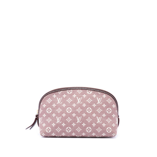 Louis Vuitton Monogram Mini Lin Cosmetic Pouch Pink Idylle Canvas