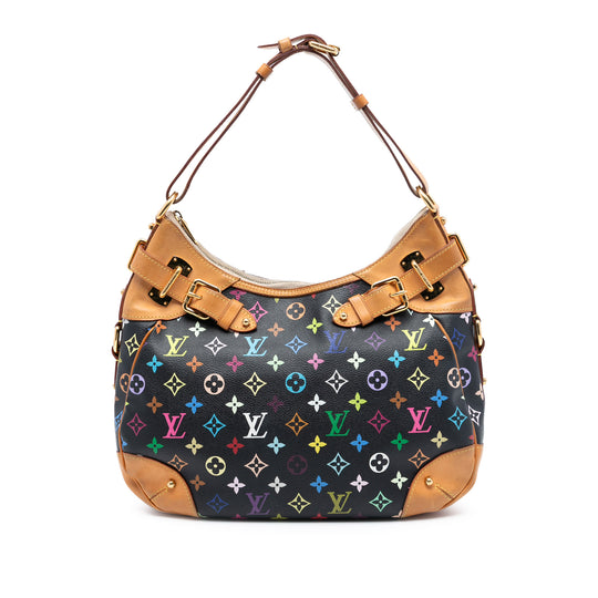 Louis Vuitton Greta Black Multicolore Monogram Canvas