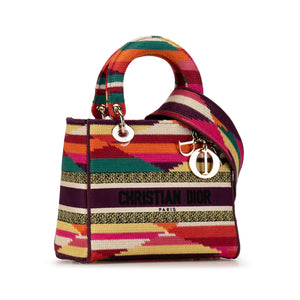 Dior Lady D-Lite Medium Multicolor Canvas