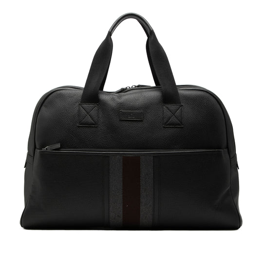 Gucci Web Travel Black Calfskin