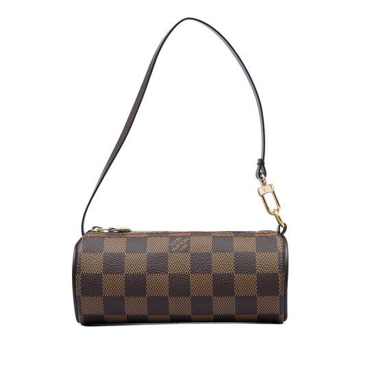 Louis Vuitton Papillon Pochette Damier Ebene Canvas