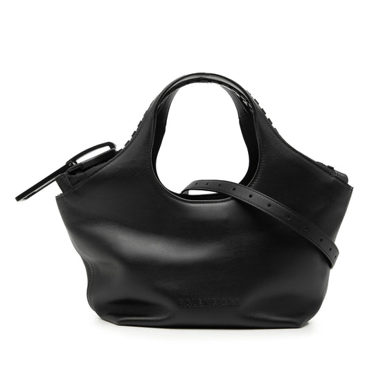 Balenciaga Megazip Small Black Calfskin