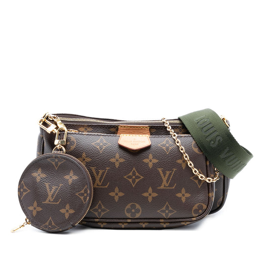 Louis Vuitton Multi Pochette Accessoires Monogram Canvas Green