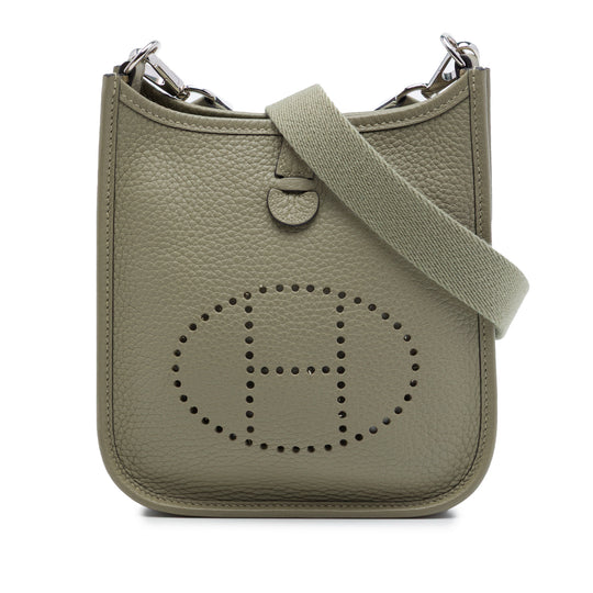 Hermès Evelyne I TPM 16 Grey Clemence Leather