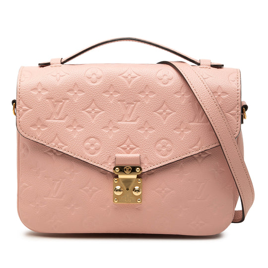 Louis Vuitton Pochette Métis Pink Monogram Empreinte