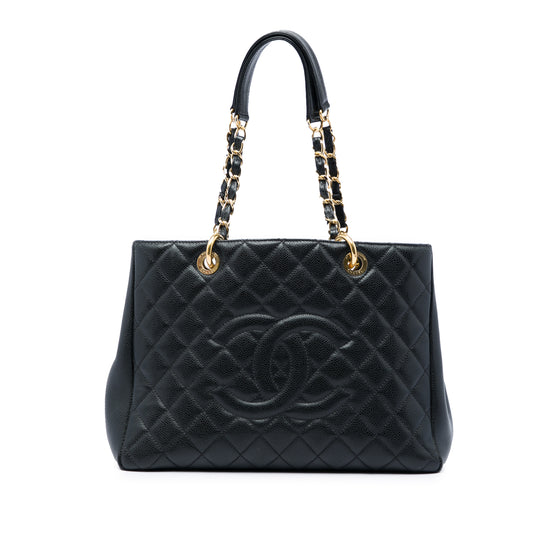Chanel Grand Shopping Tote Black Caviar