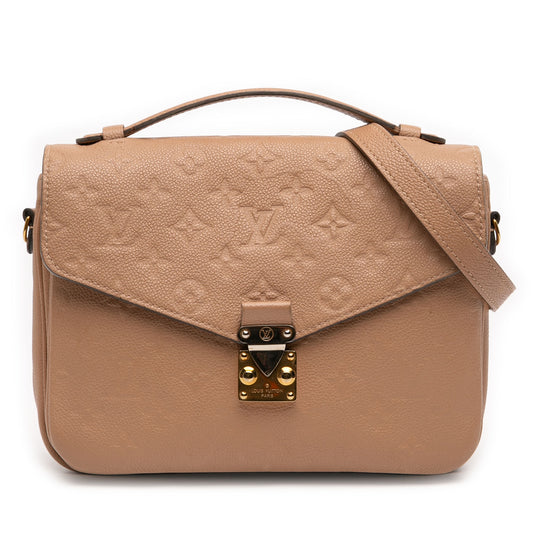Louis Vuitton Pochette Metis Beige Monogram Empreinte