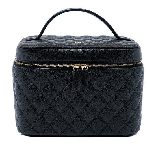 Chanel Vanity Case Black Caviar