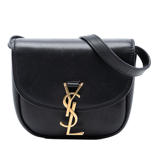 Saint Laurent Kaia Small Black Calfskin Gold