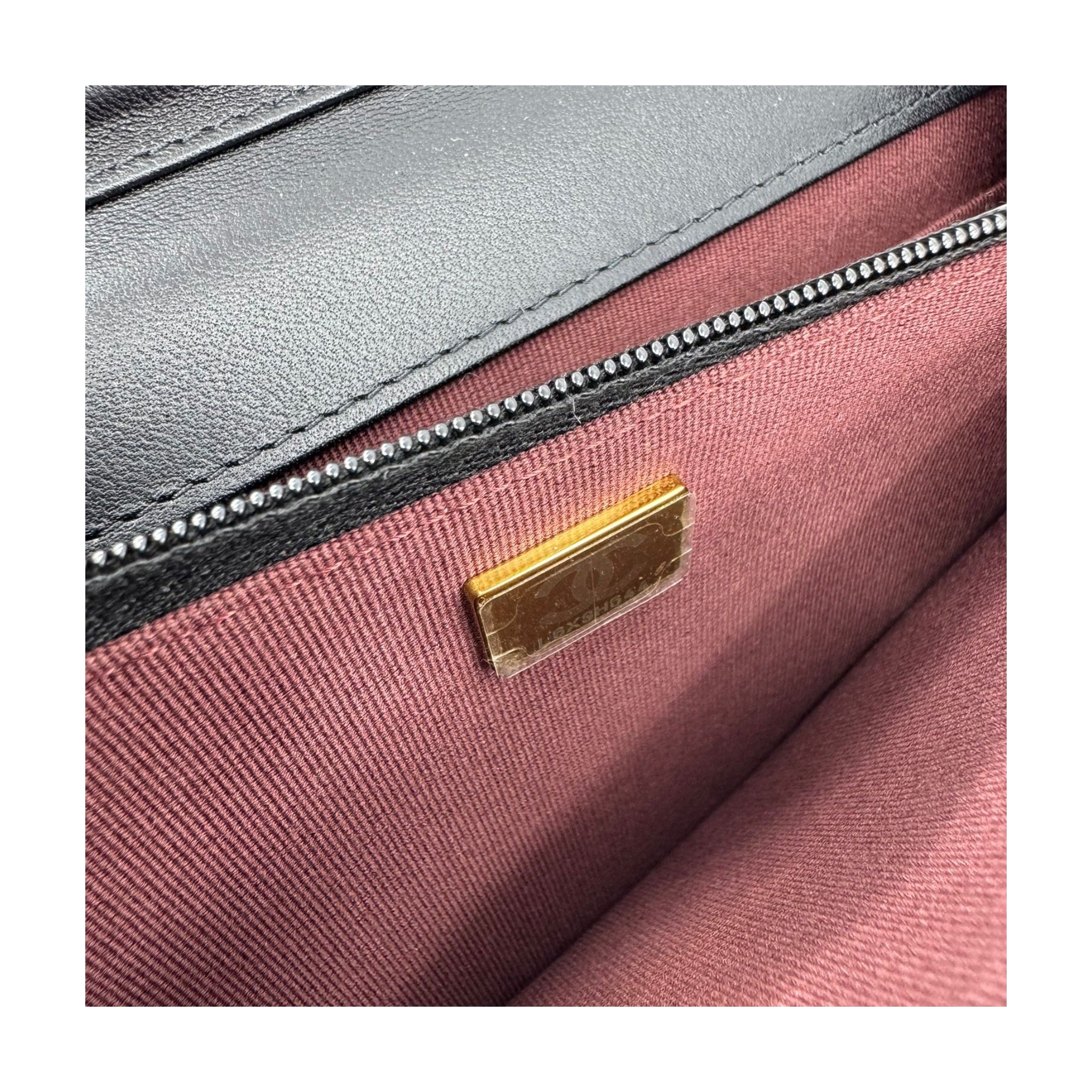 Chanel WOC Black Lambskin Silver