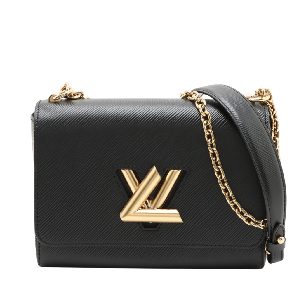 Louis Vuitton Twist MM Black Epi Gold