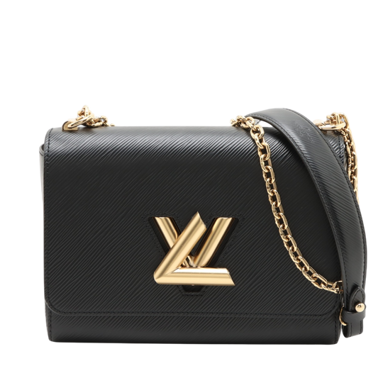 Louis Vuitton Twist MM Black Epi Gold