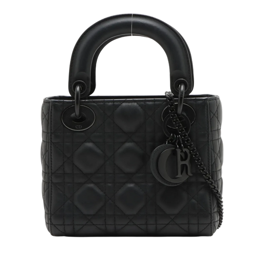 Dior Lady Dior Mini Black Lambskin Black (2-Way)