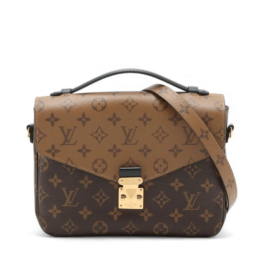 Louis Vuitton Pochette Métis MM Monogram Reverse Canvas