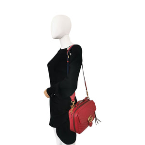 Gucci marmont top handle red hotsell