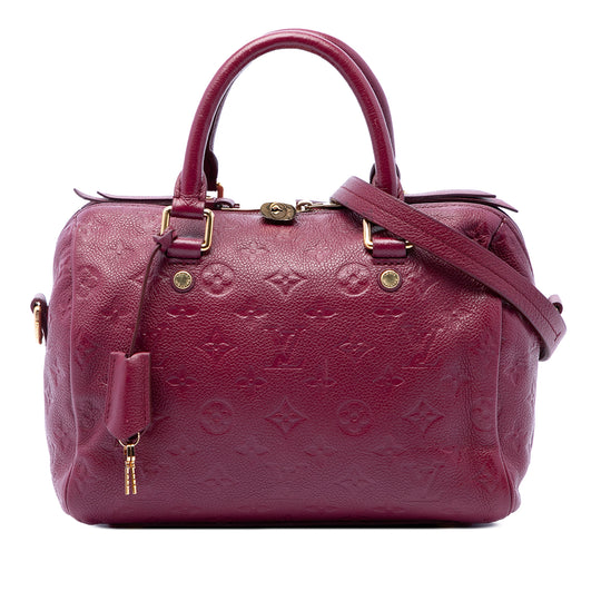Louis Vuitton Speedy 25 Red Empreinte