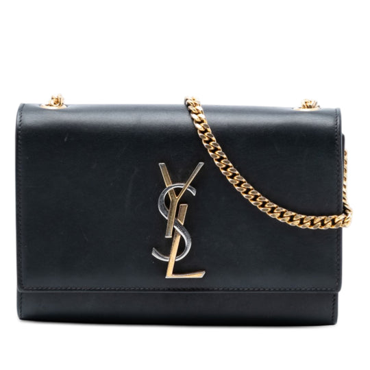 Saint Laurent Kate Small Black Leather