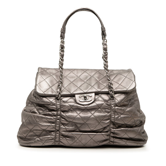 Chanel Sharpei Flap Grey Lambskin