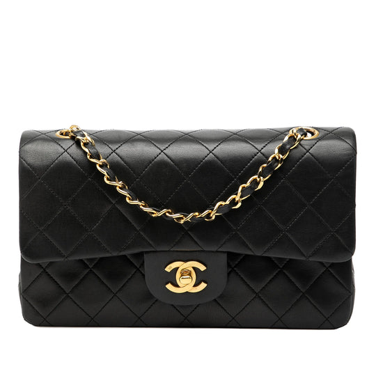 Chanel Classic Double Flap Small Black Lambskin Gold