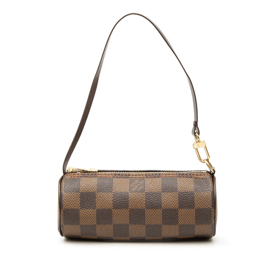 Louis Vuitton Papillon Pochette Damier Ebene Canvas