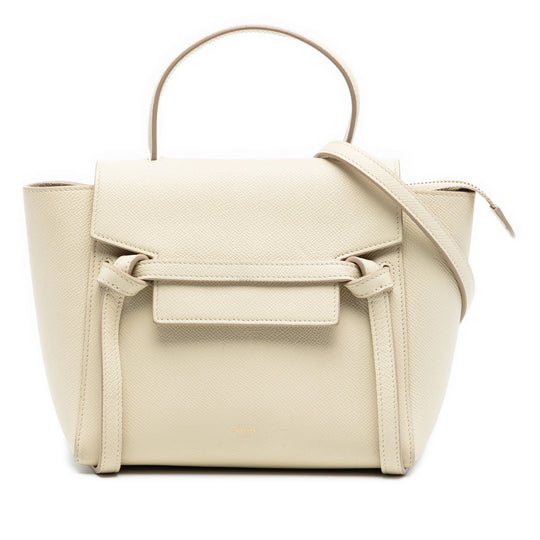 Celine Belt Bag Nano Beige Calfskin