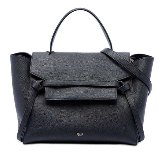 Celine Belt Bag Mini Black Grained Calfskin