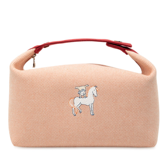Hermès Bride-A-Brac Large Orange Canvas