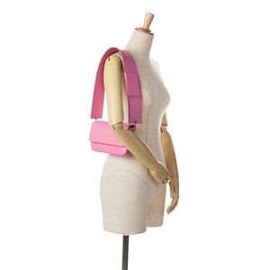 Jacquemus Le Carinu Shoulder Bag Pink Calfskin