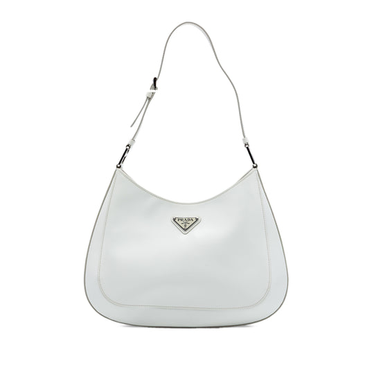 Prada Cleo White Calfskin