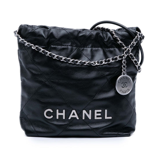 Chanel 22 Mini Black Calfskin