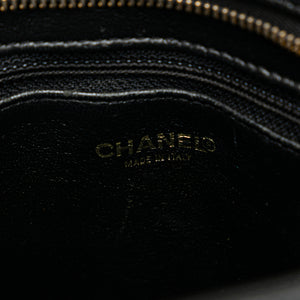 Chanel Medallion Tote Bag Black Caviar Gold