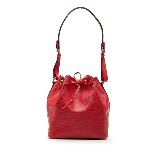 Louis Vuitton Petit Noé Red Epi