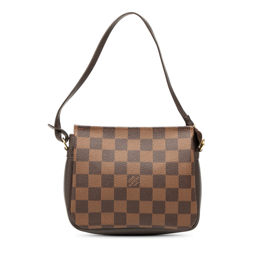 Louis Vuitton Trousse Pochette Damier Ebene Canvas