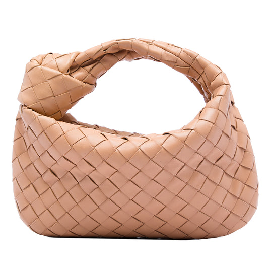 Bottega Veneta Jodie Mini Beige Nappa Leather