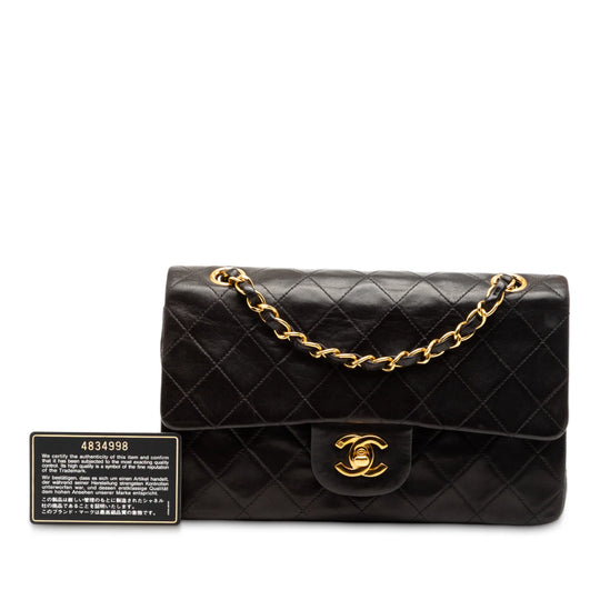 Chanel Classic Double Flap Small Black Lambskin Gold