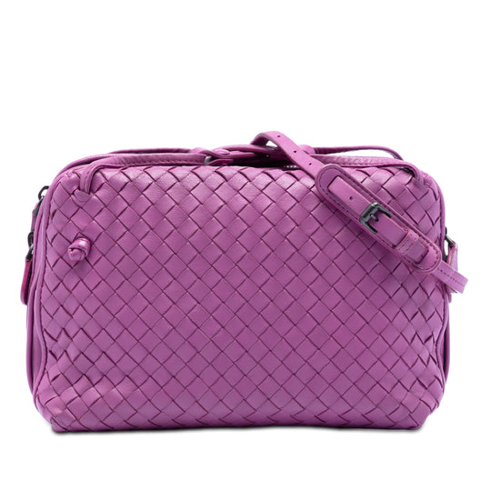 Bottega Veneta Nodini Purple Nappa Leather